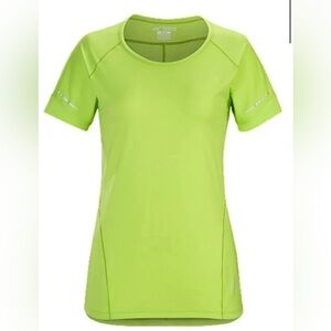 Arc'teryx‎ Motus Women’s Crew Shirt Short Sleeve UPF 25 Annabelle Green XLarge